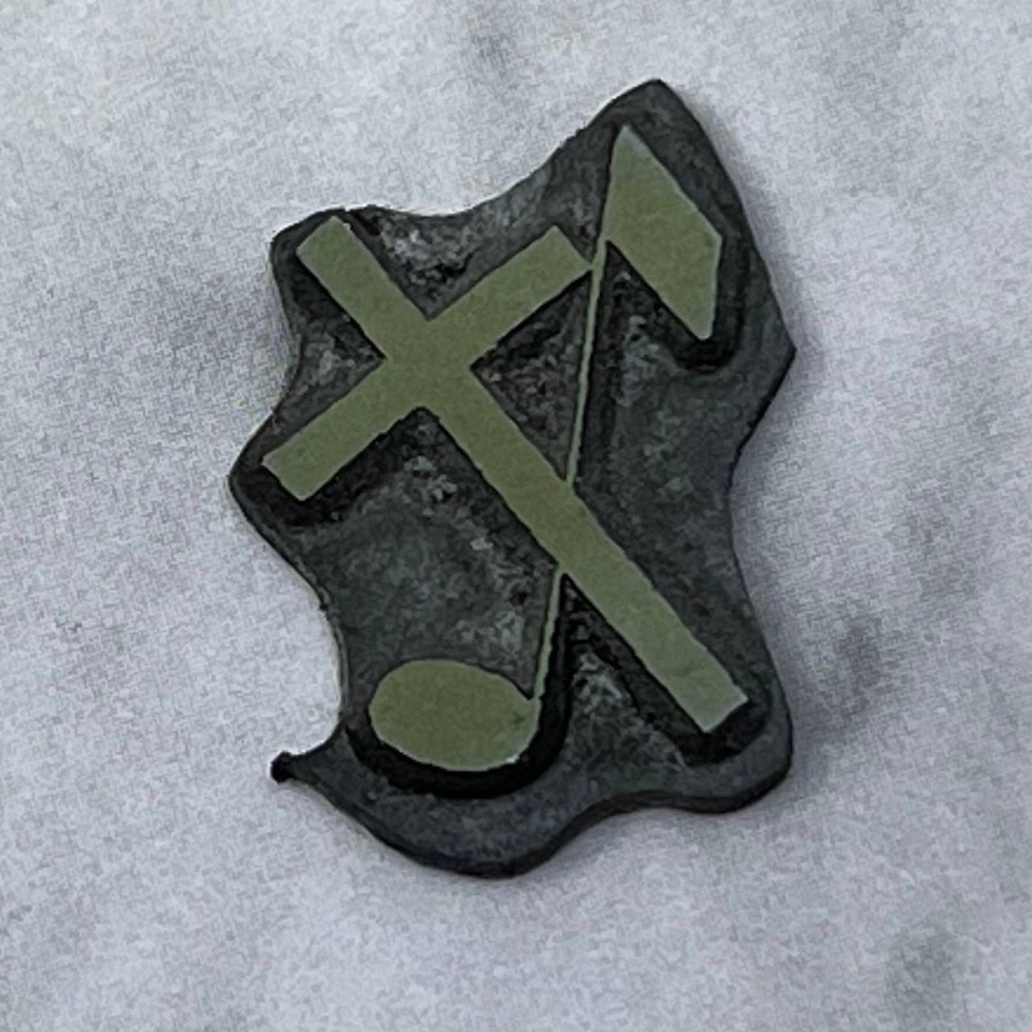 Vintage Letterpress Printers Block Plate Christian Cross Musical Note SE831