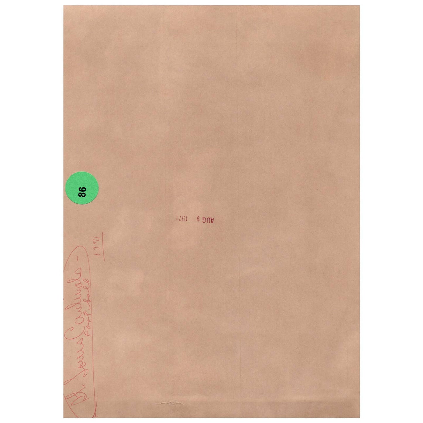 1971 Press Photo Football St. Louis Cardinals Rookies Dan Dierdorf 7x9" AD3