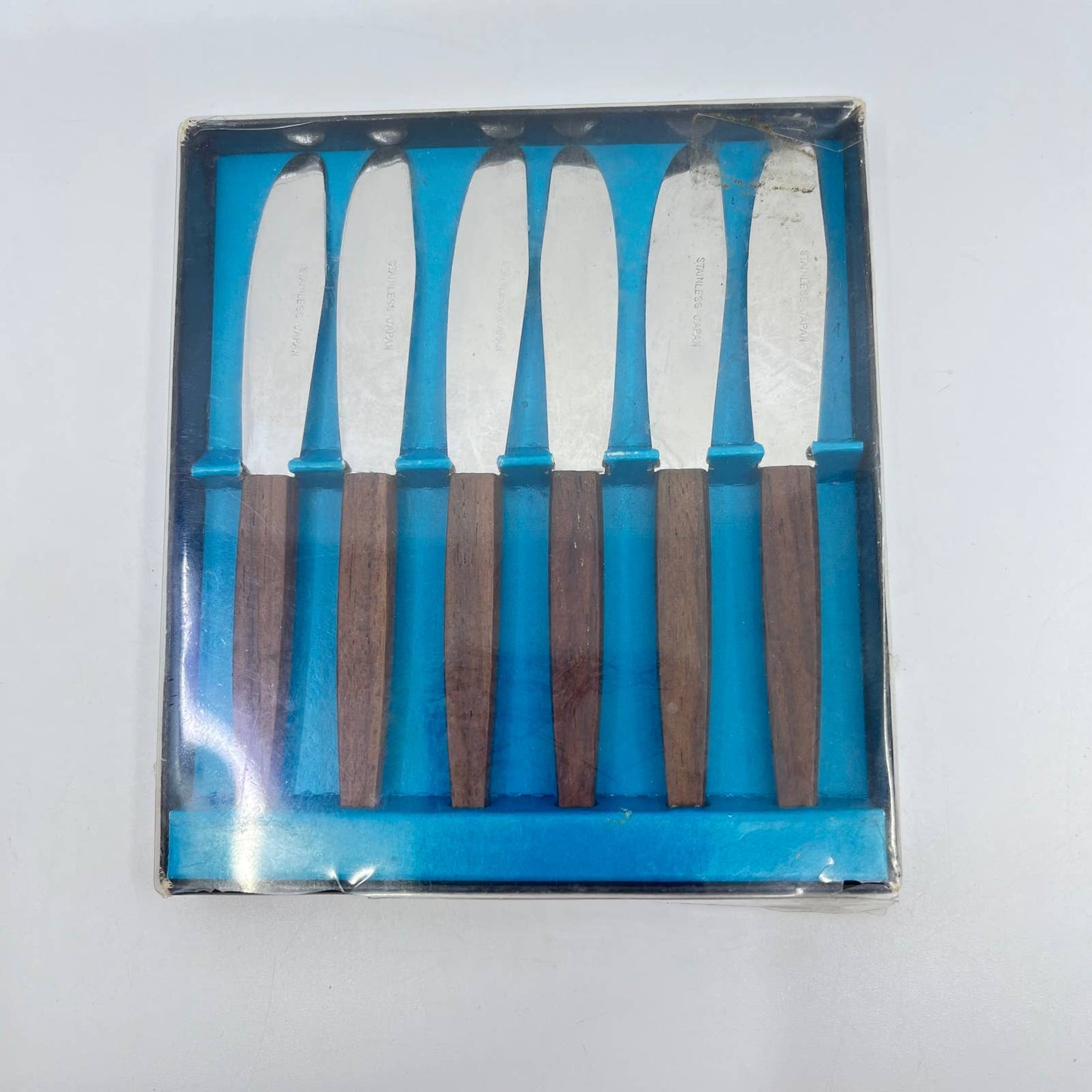 1970s Set of 6 Stainless Small Butter Knives 4” TE6