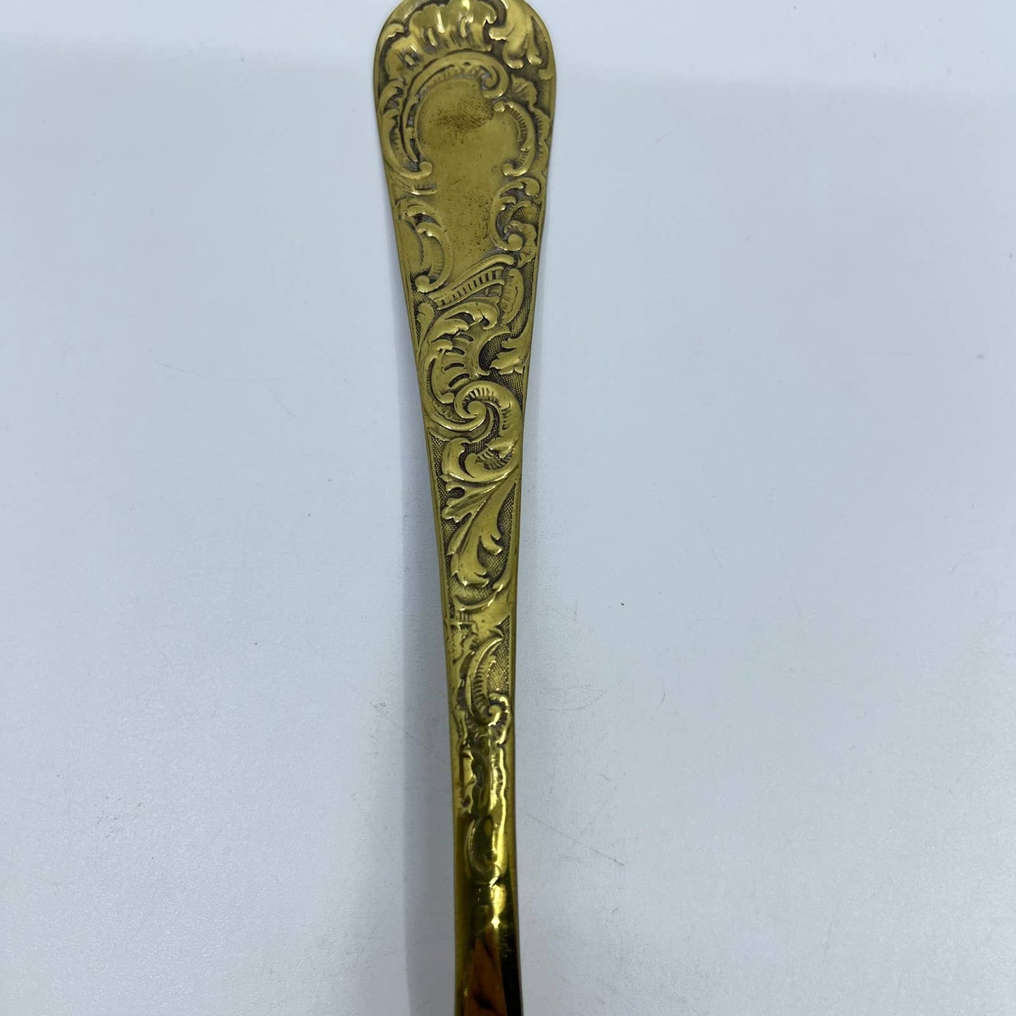 Art Nouveau Gold Tone Dinner Soup Spoon Set of 4 The Sterling Co. SC3