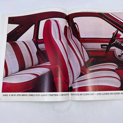 1980 Chevy Chevette Original Dealer New Car Showroom Brochure TH8