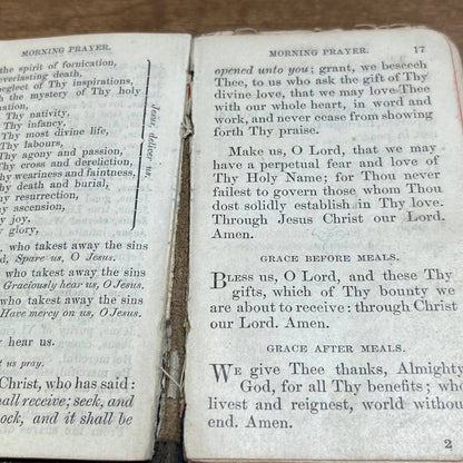 1909 IHS Leather Catholic’s Pocket Manual All Seeing Eye Winterberg NY TG6