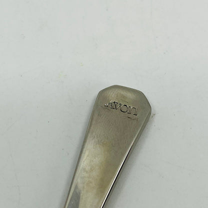 Vintage Avon Stainless Steel Enamel Berry Print Spoon Japan 5” SA4