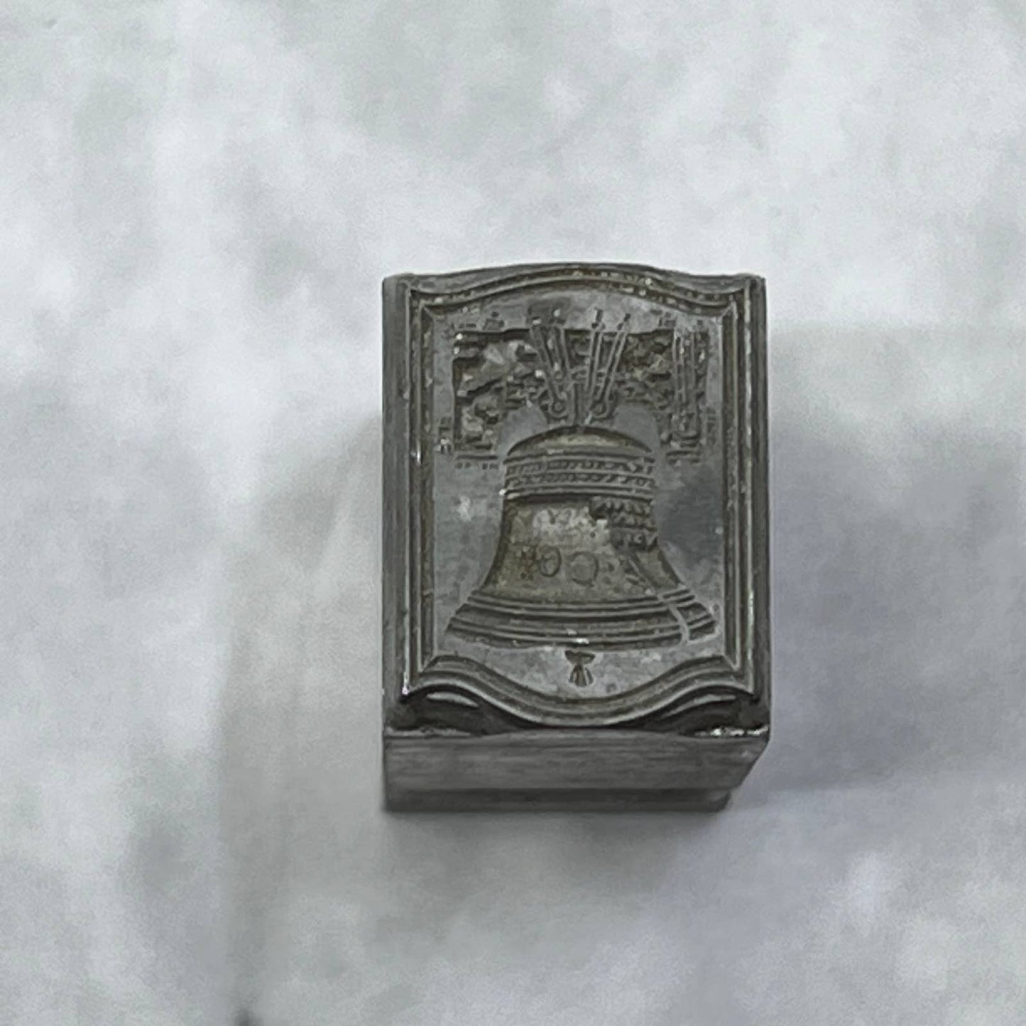 Vintage Printing Letterpress Printers Block Plate Liberty Bell SE826