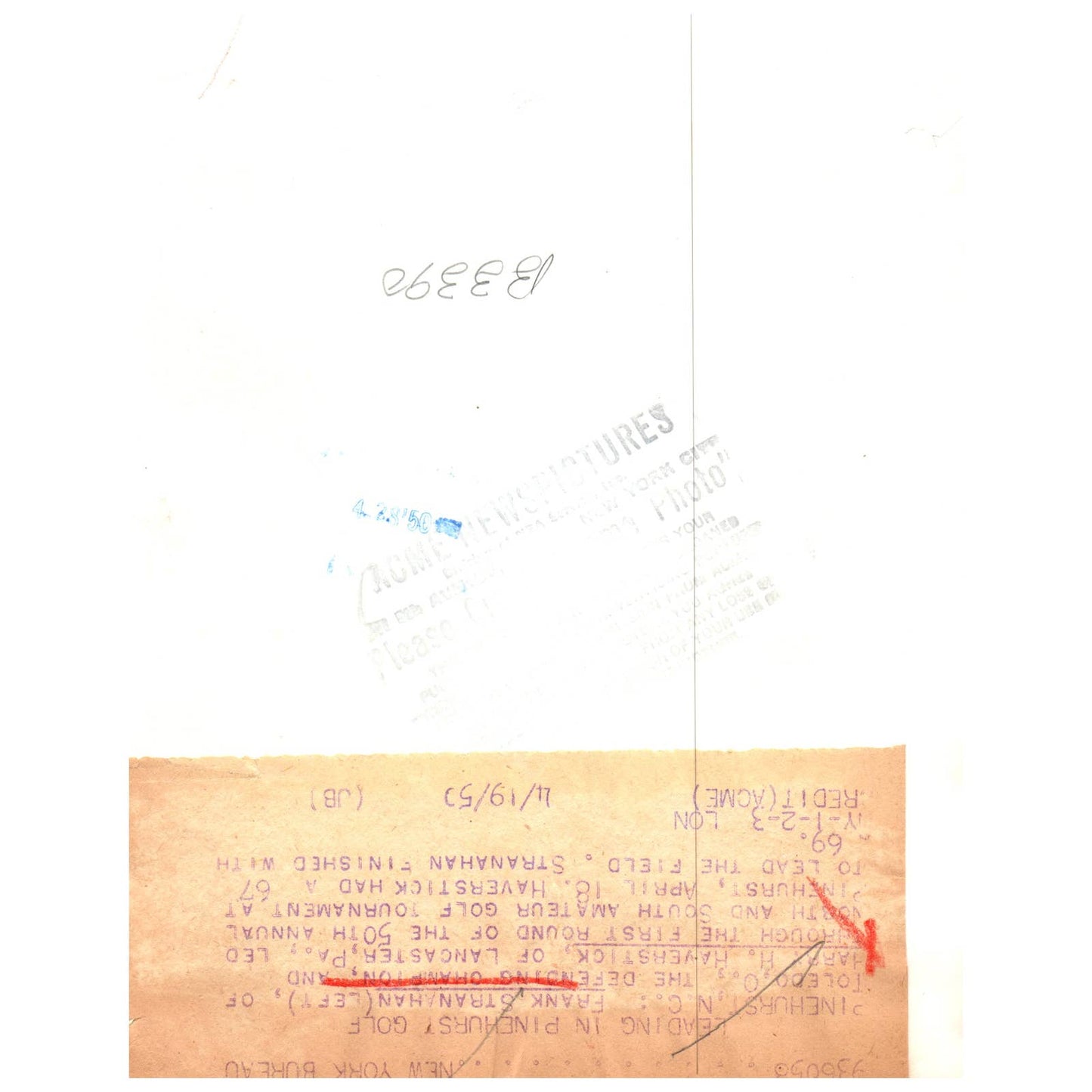 1970 Press Photo Golf Frank Stranahan Harry Haverstick North & South Am 7x9" AD2