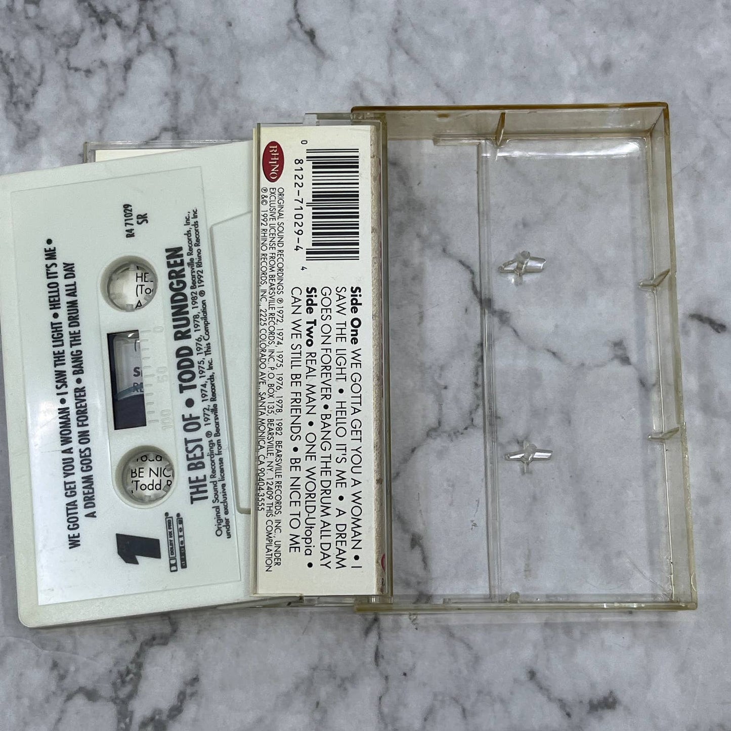 Vintage Todd Rundgren - The Best Of- Special Edition - Rhino Cassette Tape TJ2-7