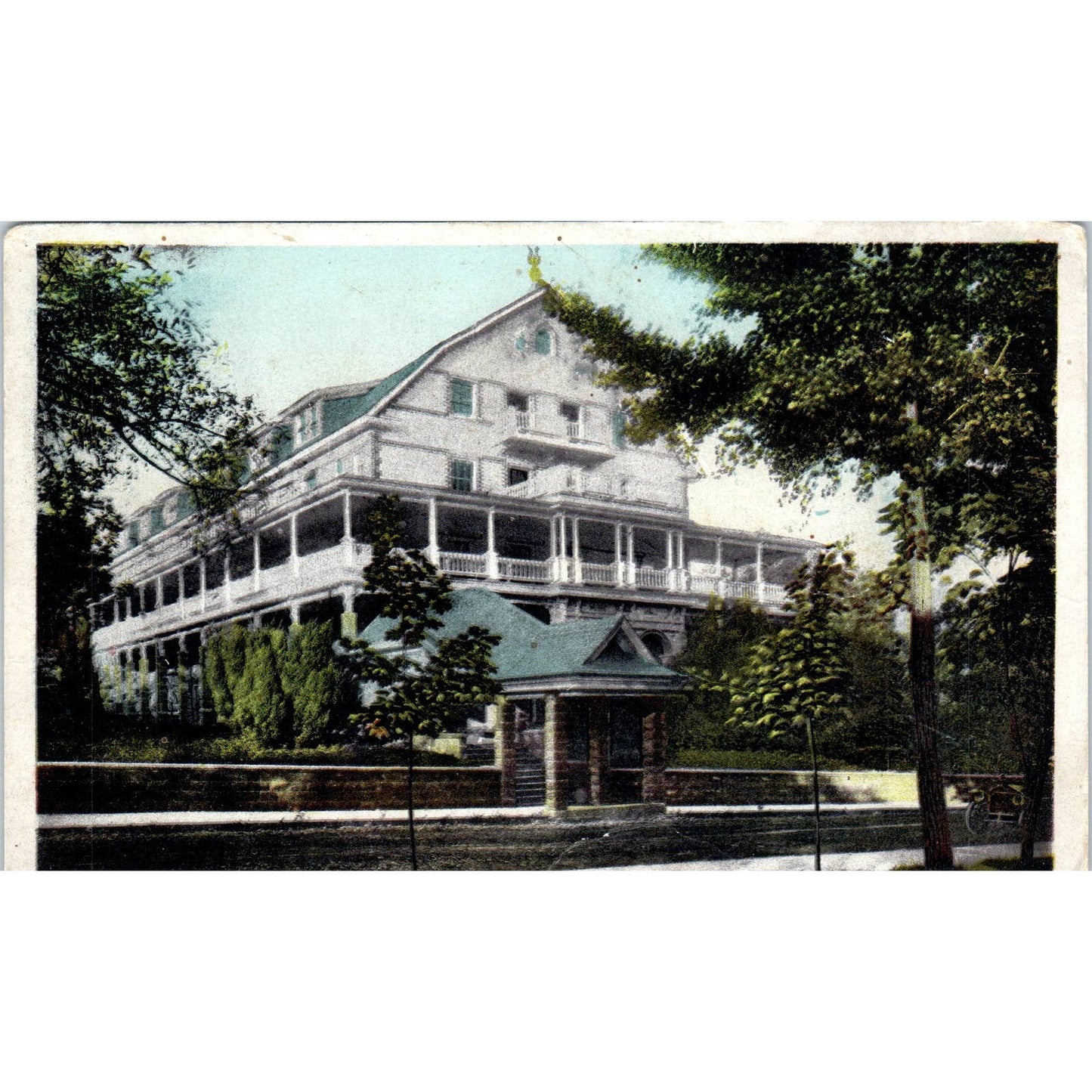 Antique Postcard the Casino at Water Gap PA TD8-P2