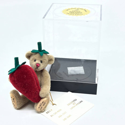 Little Gem Teddy Bears Toy Miniature Christmas Bear BERRY Mohair Lisa Lloyd TG3