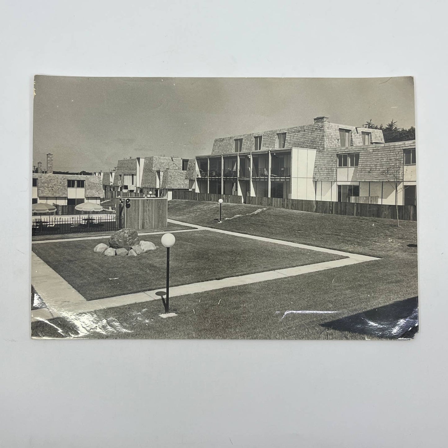 1966 Star Tribune Newspaper Original Photo Edina Interlachen Apartments MN AC4-5