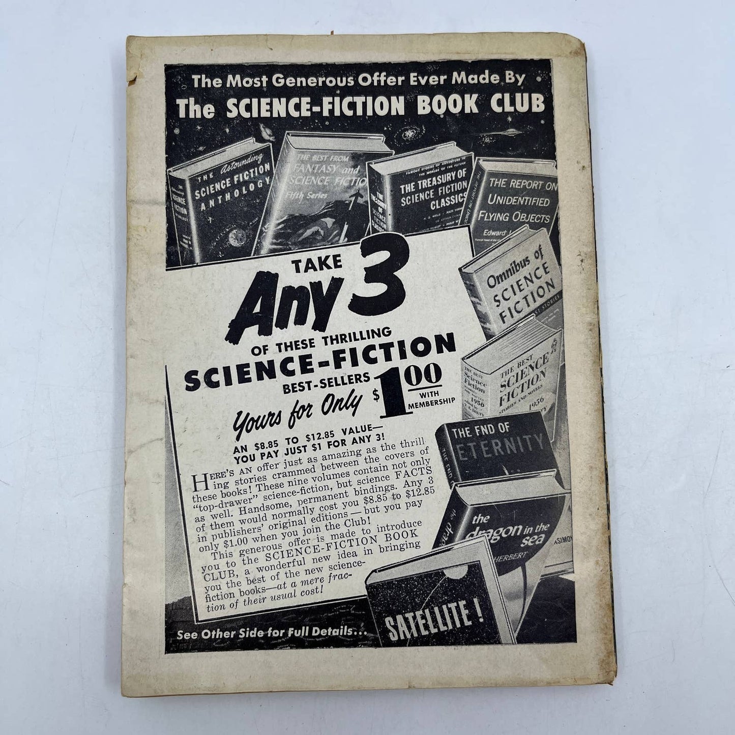 Astounding SCIENCE FICTION Precedent December 1957 Robert Heinlein Pulp TC1