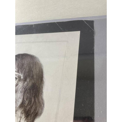 1980 Rudolph Khatchatrian Signed Sketch Portrait Print  RU1