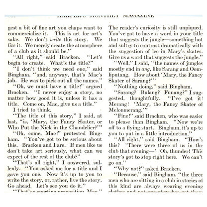 Vision of a Viking Beauty Dressed in Furs - 1921 Original Illustration TJ7-S