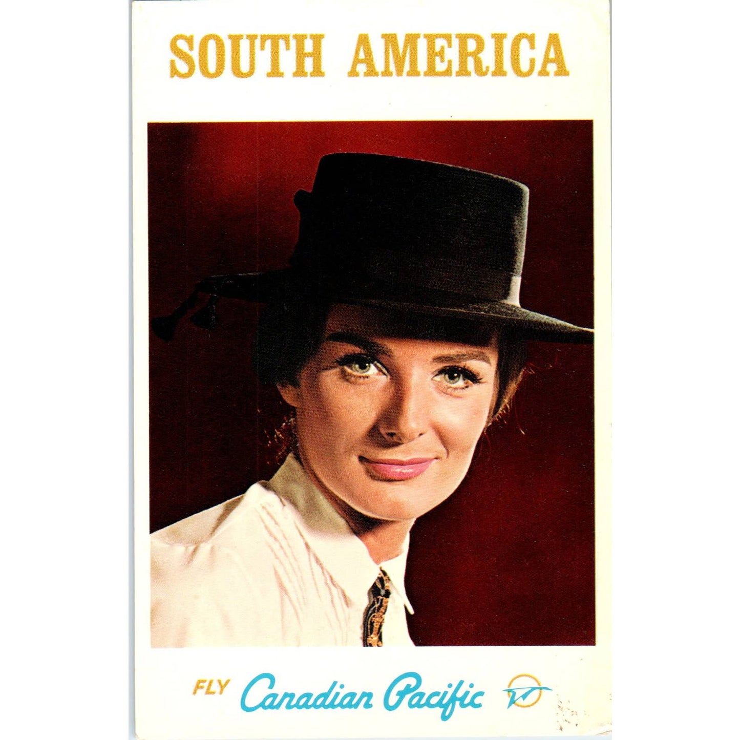 Fly Canadian Pacific Airlines South America - Original Postcard TJ9-P1