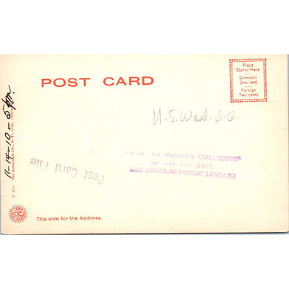 Pennsylvania Avenue 1910 Washington D.C. Original Postcard P1-16