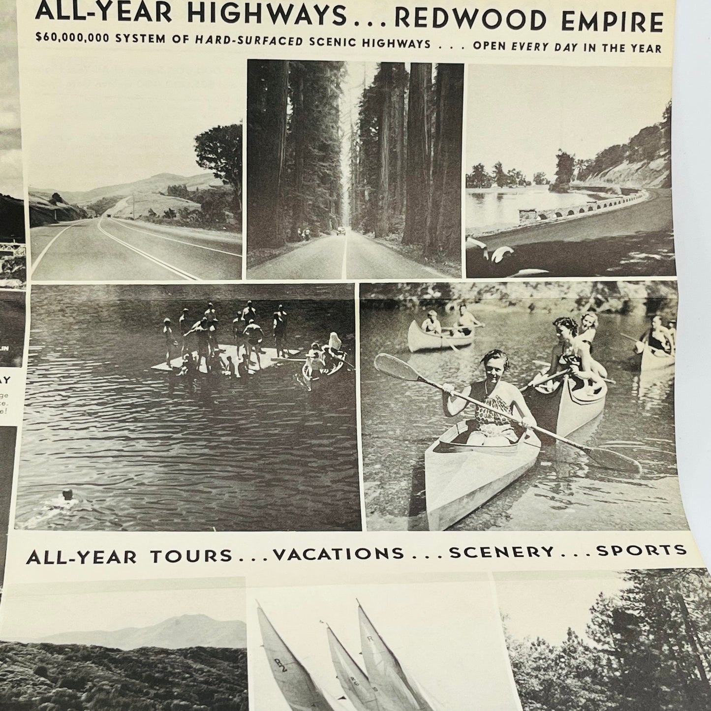 1939 SAN FRANCISCO TOURIST SIGHTSEEING MAP PAMPHLET WORLD’S FAIR GOLDEN GATE A1