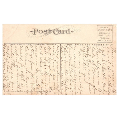 US Battleship Ohio - Original Postcard TJ8-5