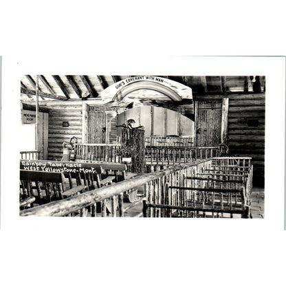 Rainbow Tabernacle West Yellowstone Montana RPPC Original Postcard TK1-P15