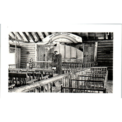 Rainbow Tabernacle West Yellowstone Montana RPPC Original Postcard P2-5
