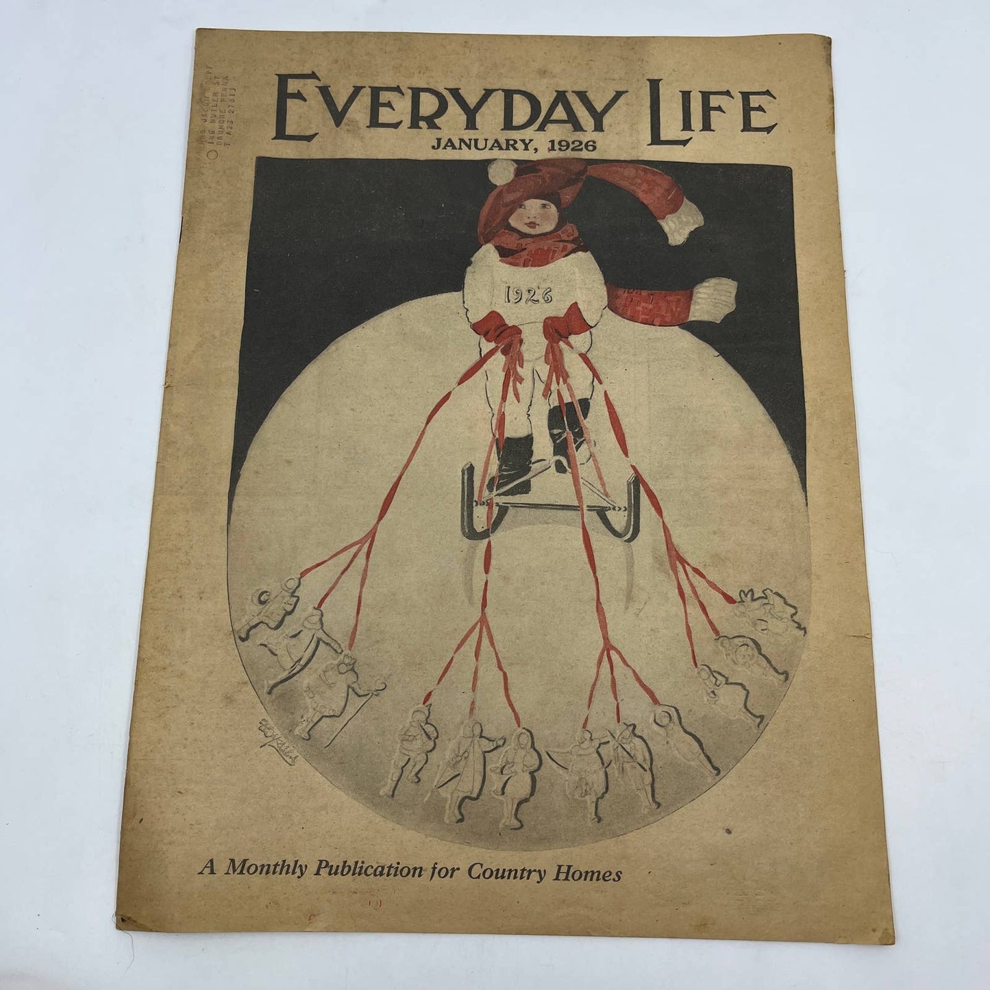 1926 January Chicago - Everyday Life Magazine For Country Homes FL4