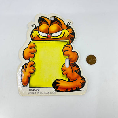 1978 Garfield Dry Erase Memo Board Refrigerator Magnet Jim Davis 6x5” TE7