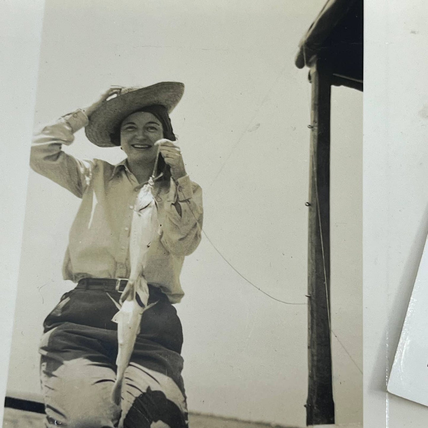 1930s Photos & Negatives of White Stone VA Fishing Trip Cap’n Roberts TJ9-PG1