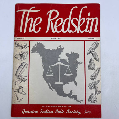 1971 Jan - The Redskin Magazine Indian Relic Society Volume 6 No. 1 TH8