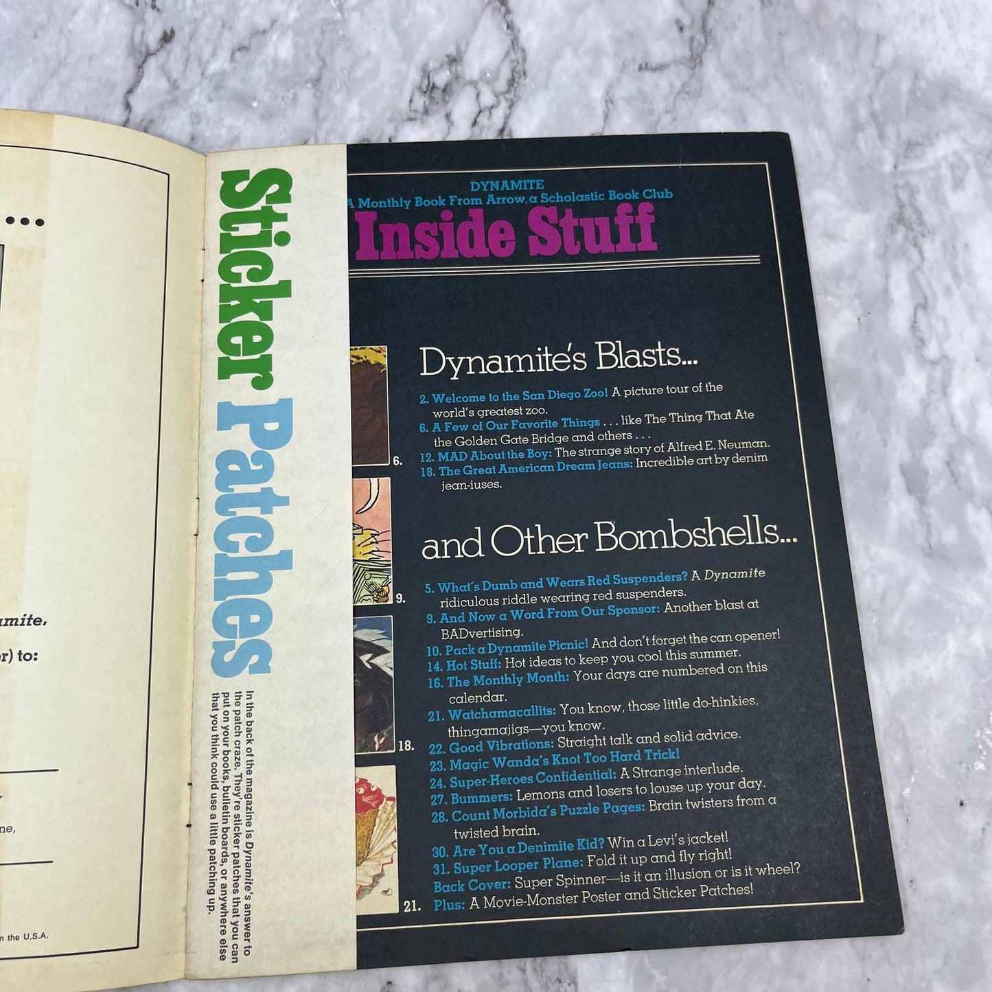 Dynamite Magazine Welcome To The San Diego Zoo August 1976 #26 TJ4