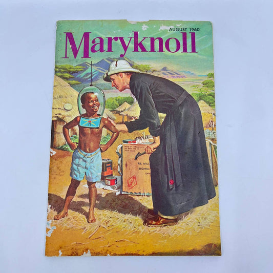 1960 August Maryknoll Magazine Catholic Missions Retro Futurism TE3