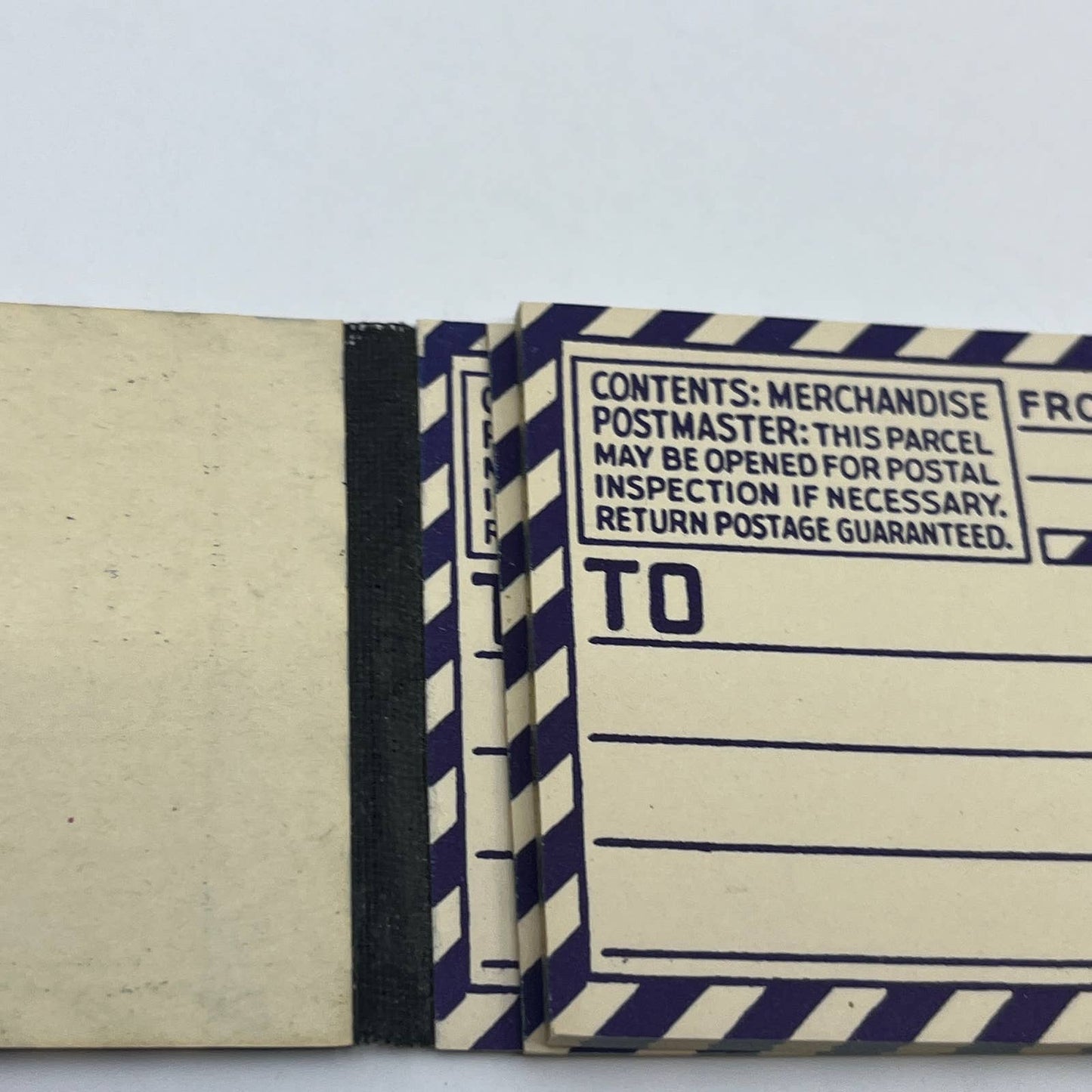 Vintage USPS Postal Service 40 Parcel Post Mailing Labels Gummed Bundle TG6