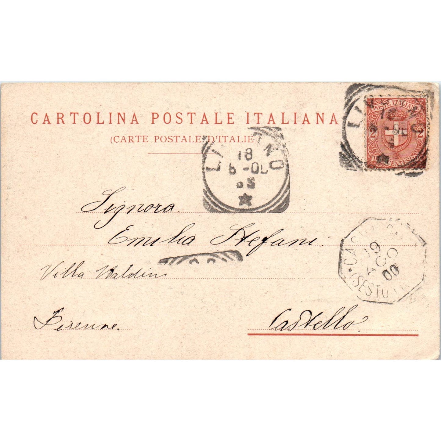 Livorno Il Cisternone c1910 - Original Postcard TJ9-P1
