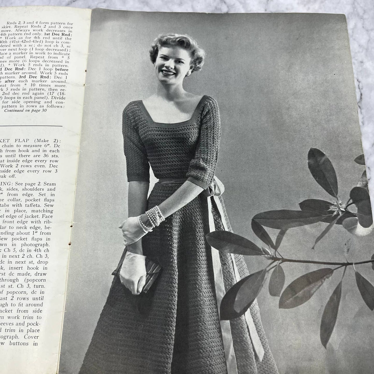 1954 Vintage Spelinnerin Hand Knit Fashions Pattern Instruction Book TJ3