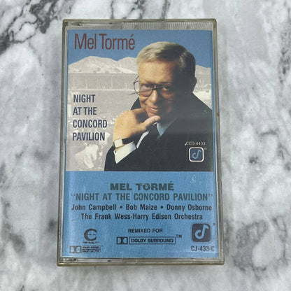 Night at the Concord Pavilion by Mel Torme Audio Cassette Tape￼ TC7-43