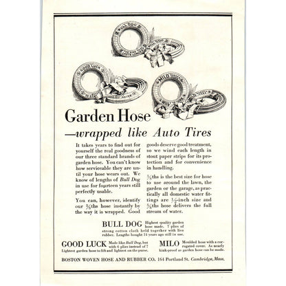 Boston Woven Hose & Rubber Co Car Tires - 1921 Original Ad TJ7-L