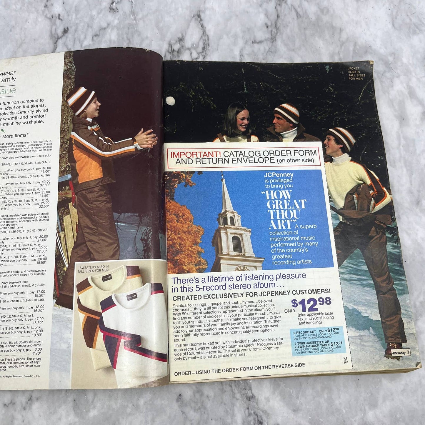 1977 JC Penny Christmas Wish Book Catalog - Great Vintage Toys & Gifts S1