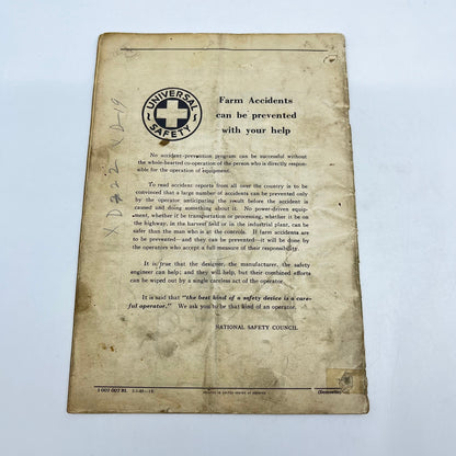 1945 McCormick Fertilizer Attachment Nos. 102 104 & 106 Corn Planters Manual L4-5