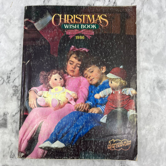 Sears Christmas Wish Book 1986 Catalog Cheryl Tiegs Barbie Rambo Legos NFL S3