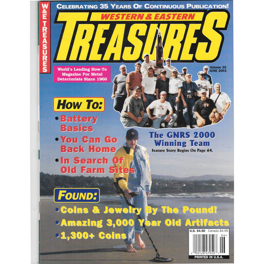 Western & Eastern Treasures Magazine - Treasure Hunting June 2001 M6