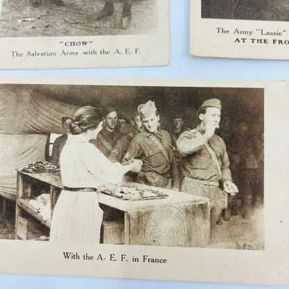 c1918 LOT OF 7 WWI Salvation Army in France Argonne Forest Doughnut Line EA3