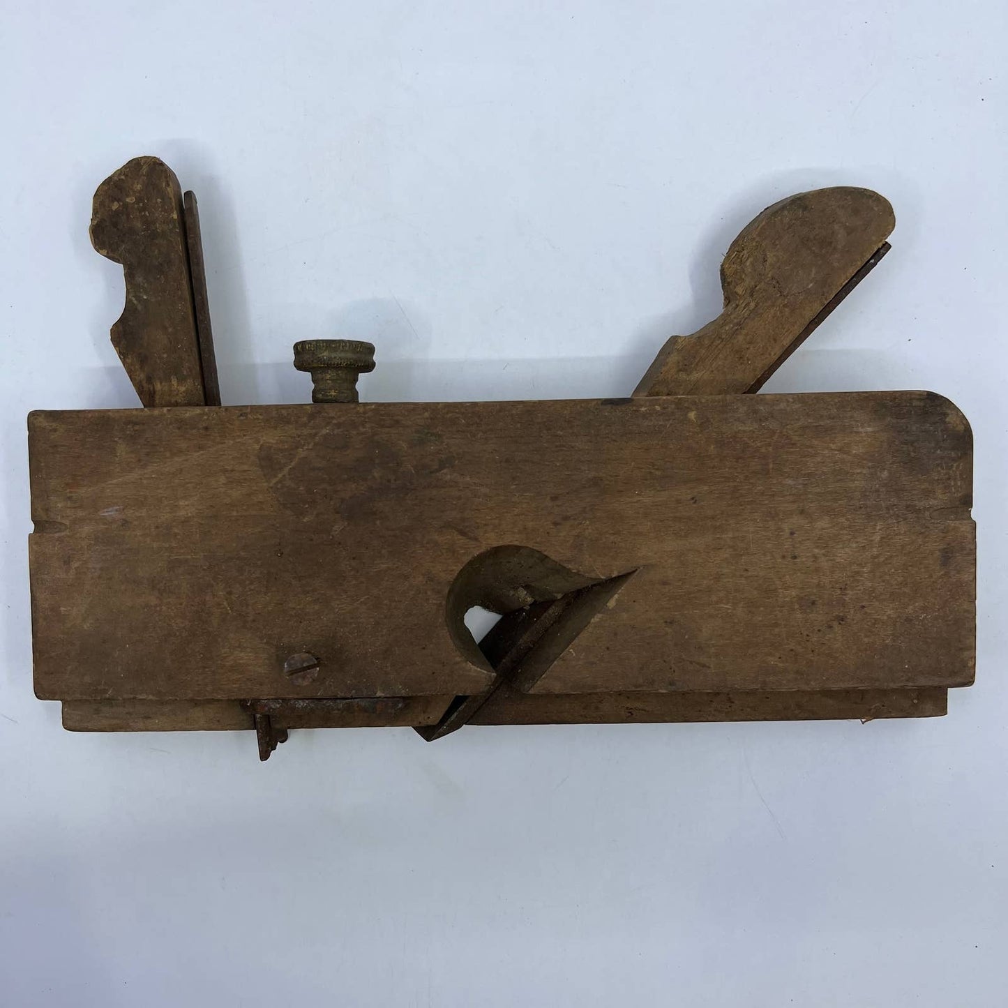 Vintage Primitive Wooden Router Trim Moulding Plane 9.5” TH2
