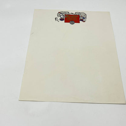 Vintage Ringling Bros. & Barnum and Bailey Circus Blank Letterhead 3 Pieces AB3