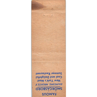 Castleholm Swedish Restaurant 57th St NY Advertising Matchbook Cover MM9-8