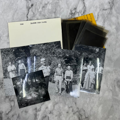 1956 Collection of Photos & Negatives Warren Dean Black With His Cat P4-9