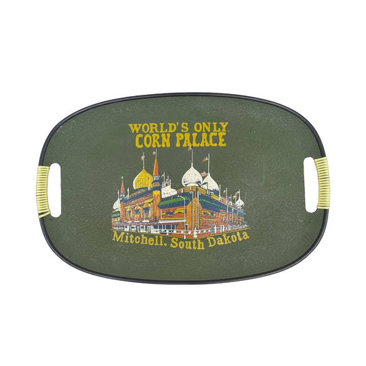 Vintage Souvenir Tray World’s Only Corn Palace Mitchell South Dakota 12x18” TK3