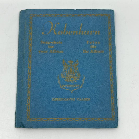 1940s Copenhagen Denmark Souvenir Photo Book SC5