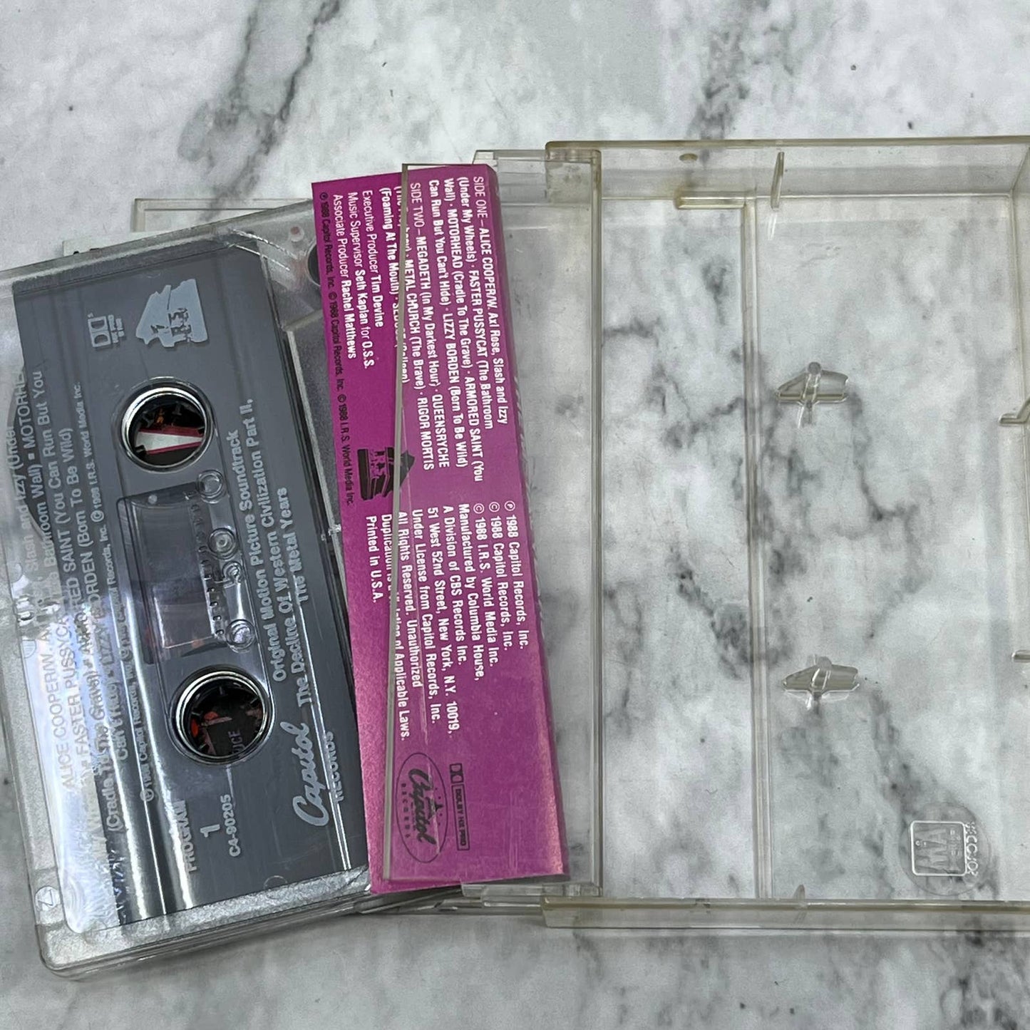 The Decline Of Western Civilization Part 2 Metal Years Cassette Tape TJ6-82