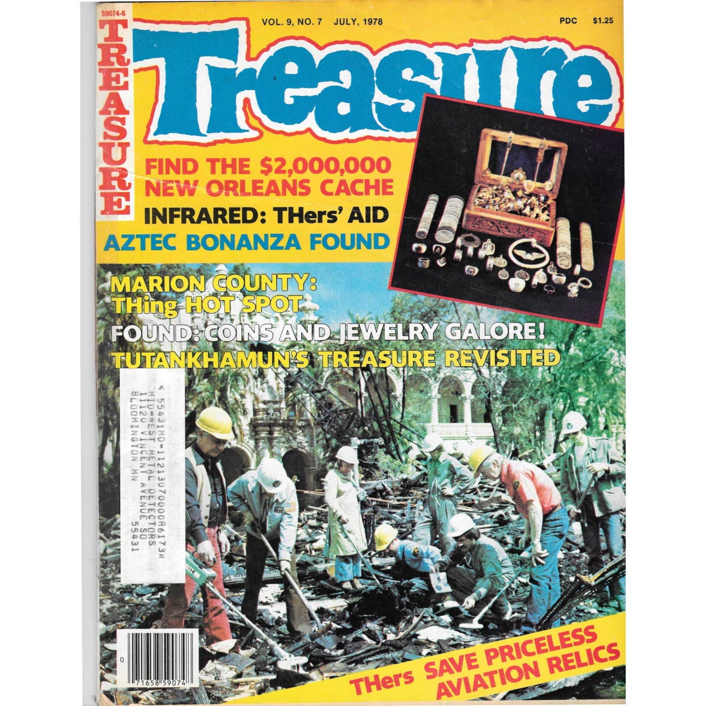 Treasure Magazine - Treasure Hunting Mining Metal Detecting July 1978 M4