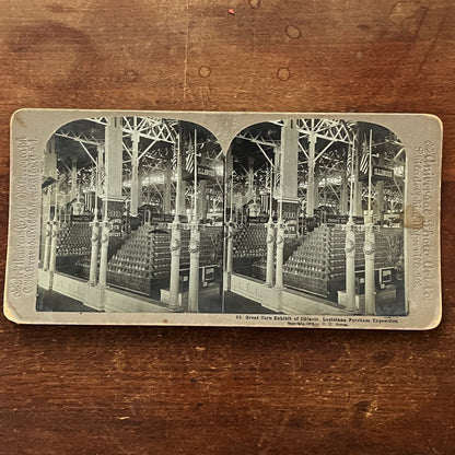 Great Corn Exhibit of IL - Louisiana Purchase Exposition 1904 Stereoview H2-6