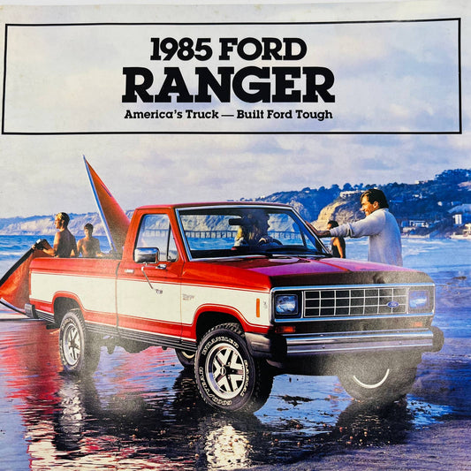 1985 Ford Ranger Dealer Sales Brochure - RANGER XL, XLT, XLS 4x4 Catalog BA3