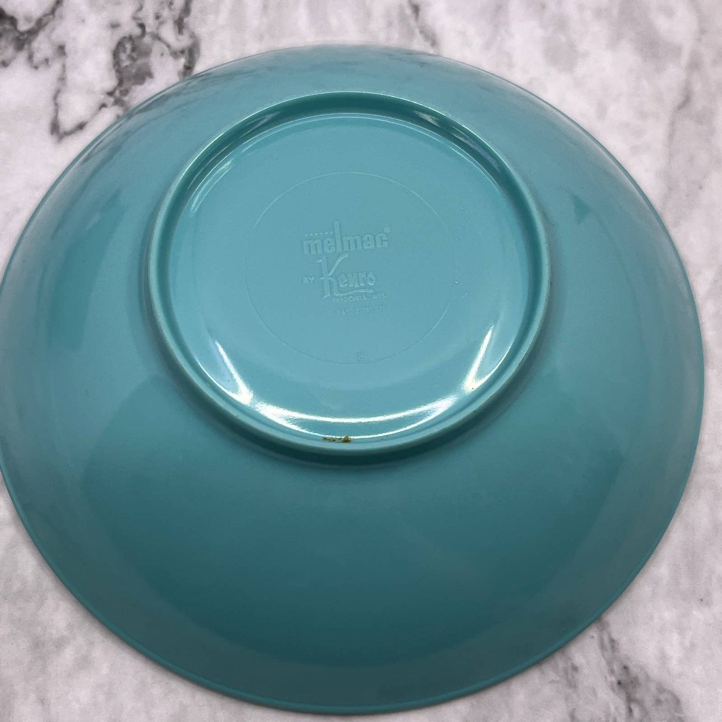 MCM Kenro Melamine Melmac Teal Dessert Bowl TJ5-1