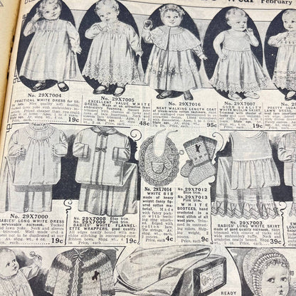 RARE Sears 1914 Bargain Supplement Catalog Sears Roebuck  Coverless TF7